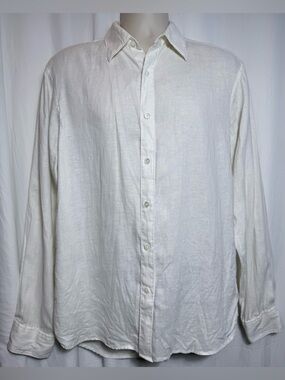 MICHAEL KORS Linen Button-Down Shirt